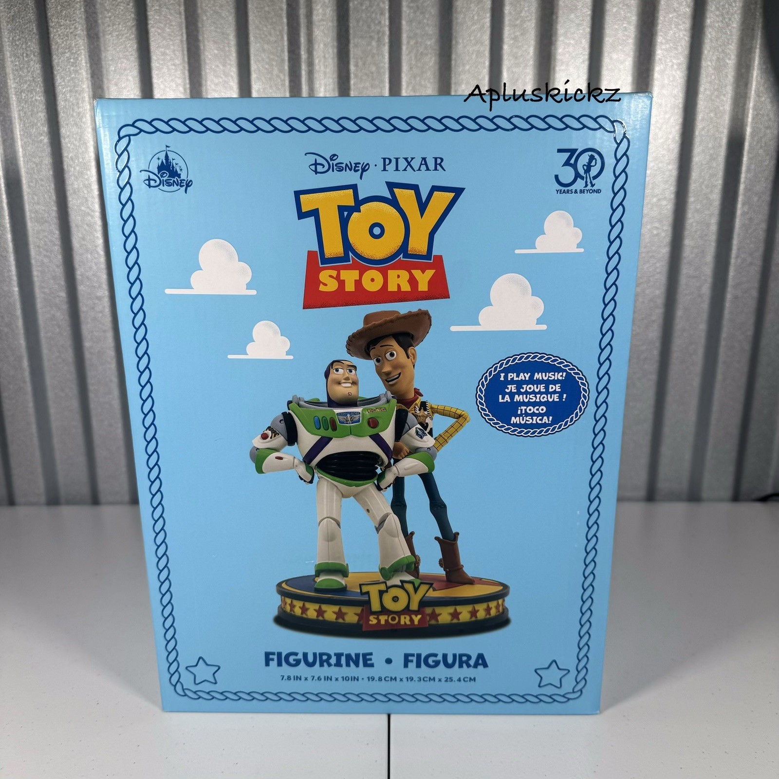 2025 Disney Parks Toy Story 30th Anniversary Woody & Buzz Musical Figurine NIB