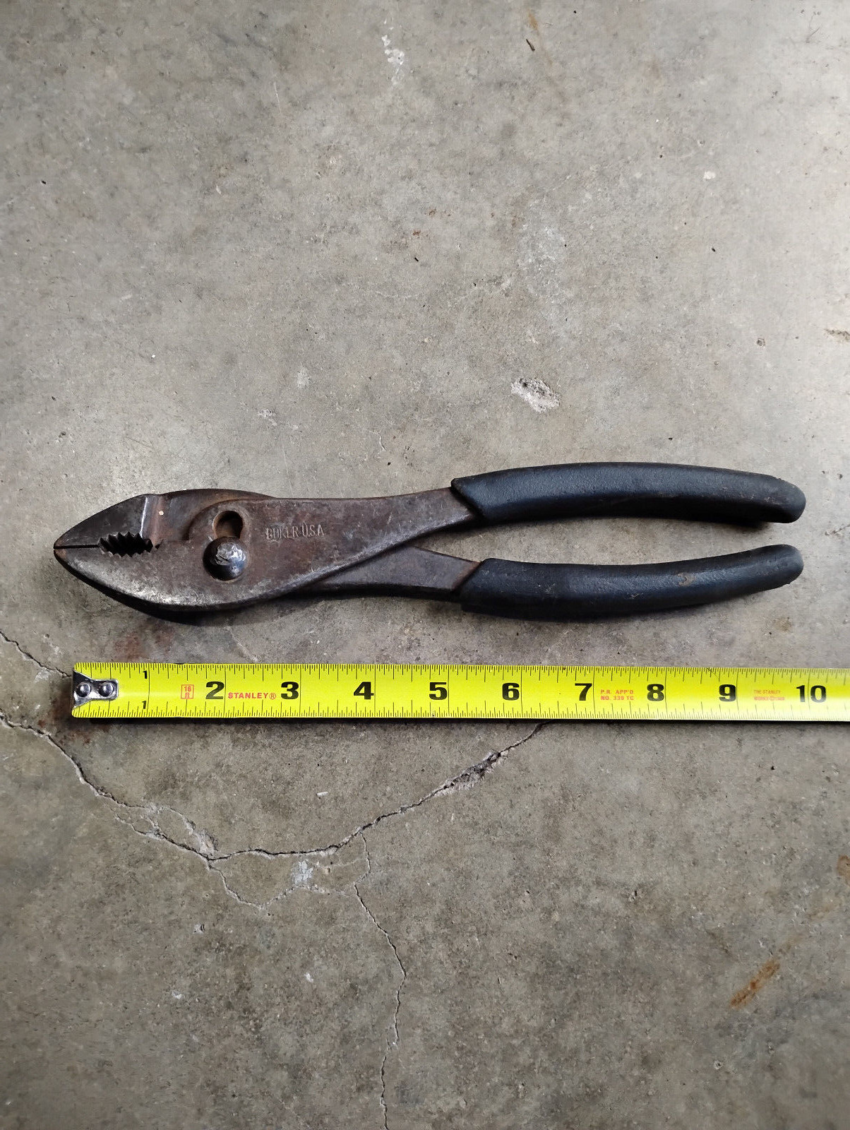 Vintage Large Boker Slip Joint Pliers USA