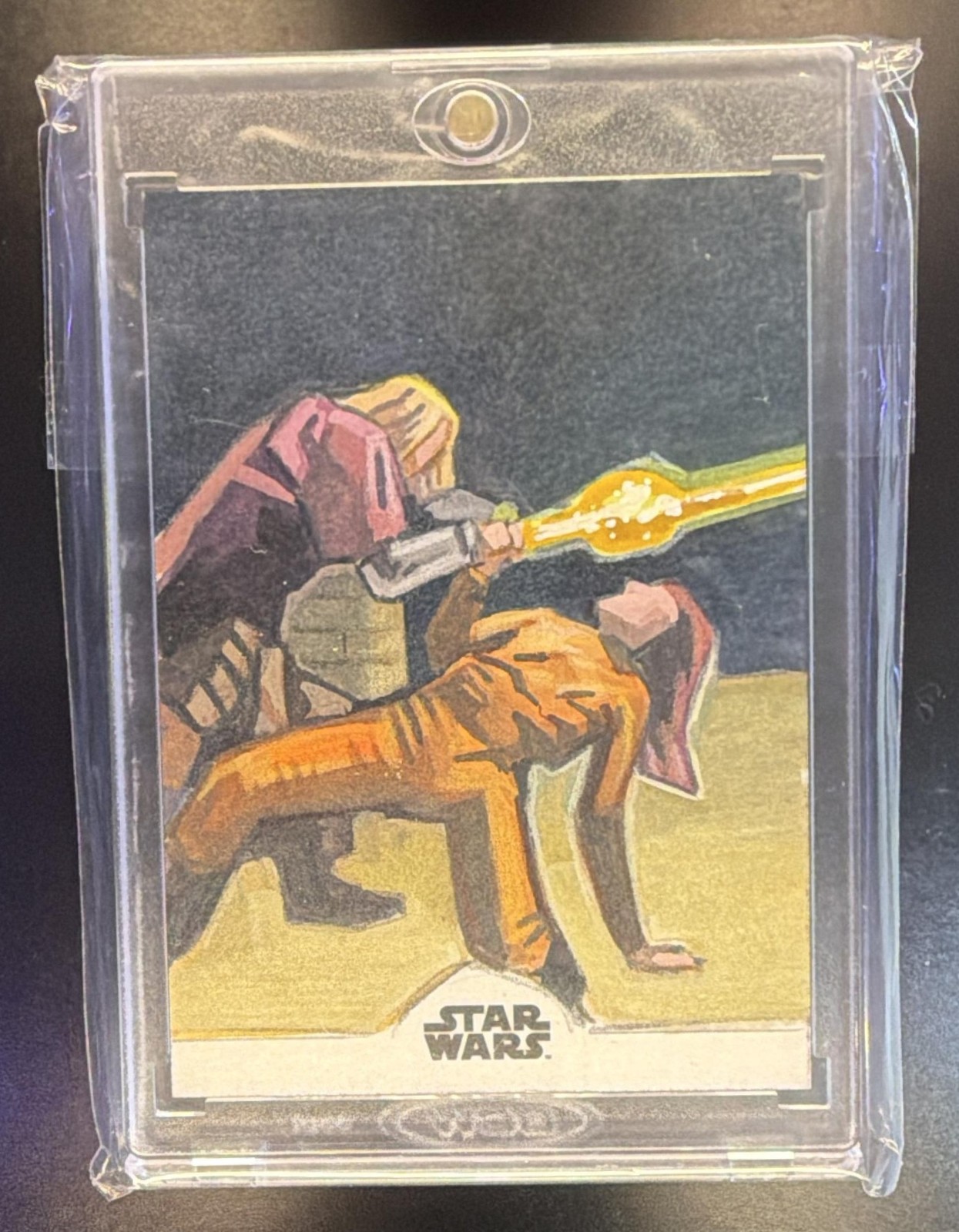 2025 Topps Chrome Star Wars Sabine Wren vs Shin Hati Matt Stewart Sketch 1/1