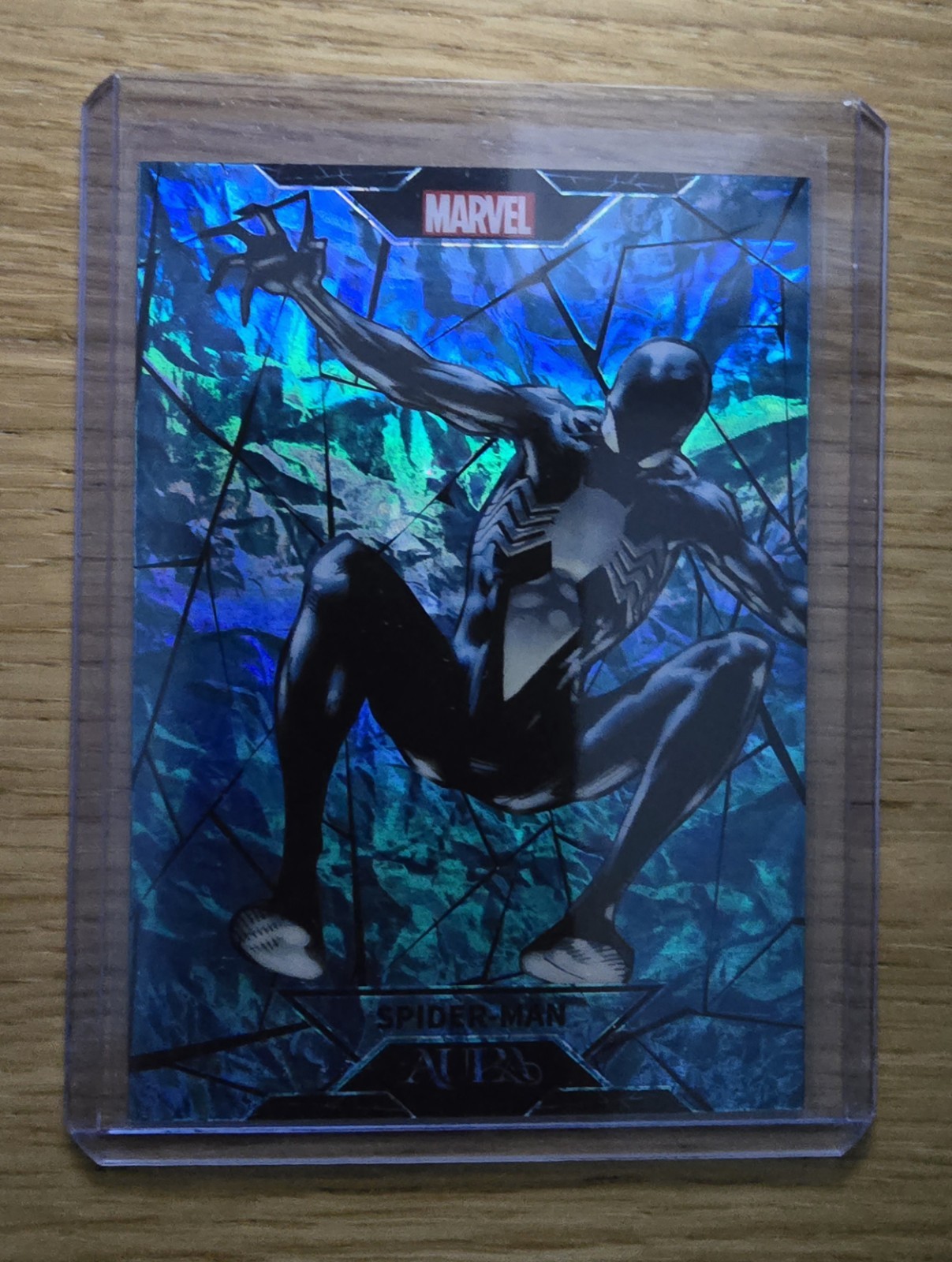 Kakawow Marvel Aura 2025 AM-ZIC-06 Spider-Man Cyan /145 Card