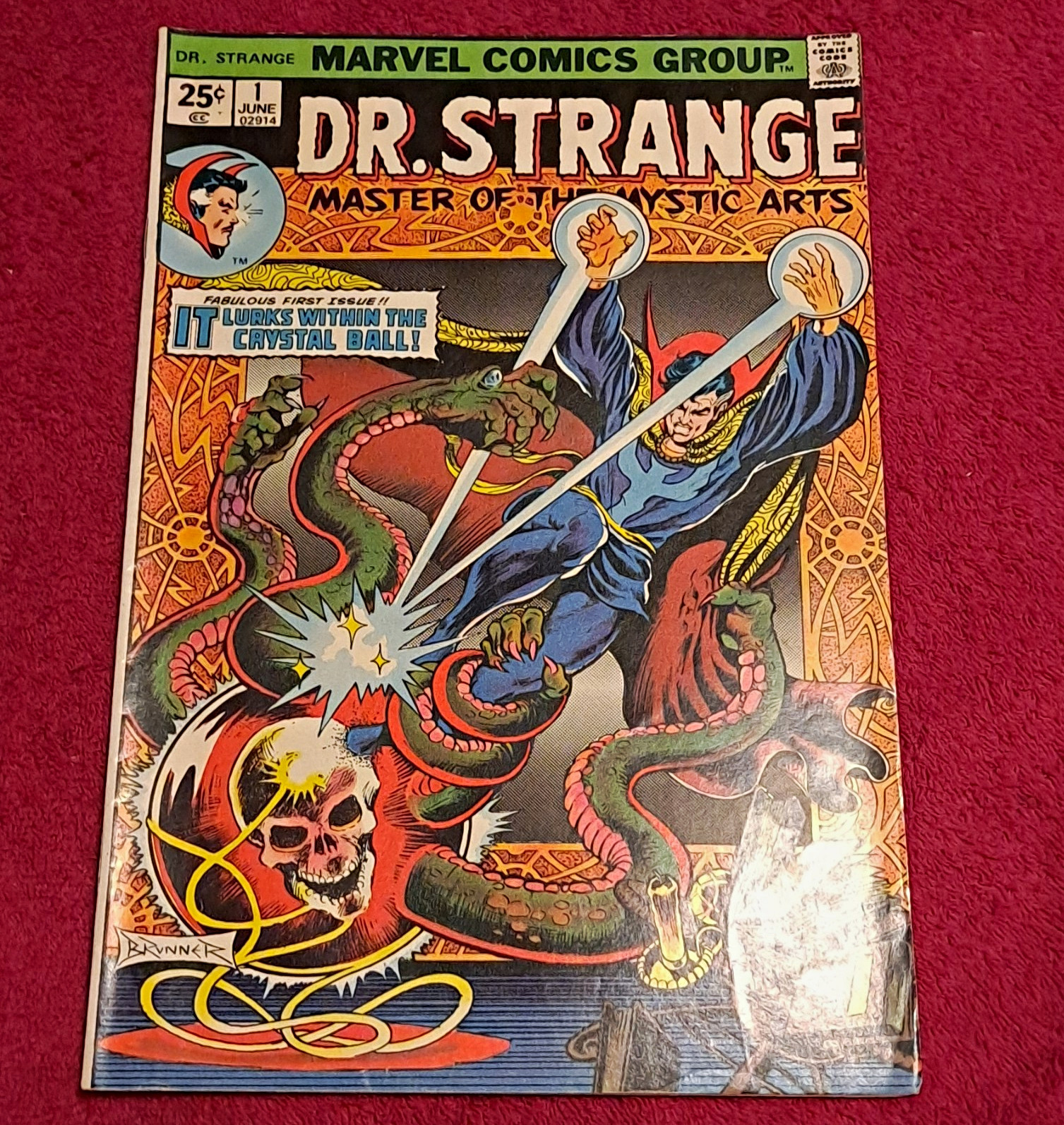 Marvel Dr. Strange #1 (1974) Bronze Age 1st Issue Stan Lee Frank Brunner