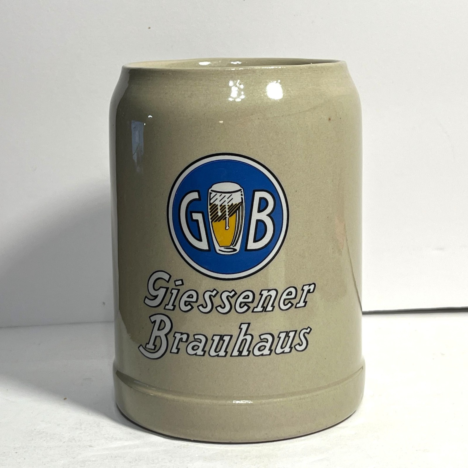 Giessener Brauhaus 0.5L Stoneware Beer Mug With Handle By Gerz