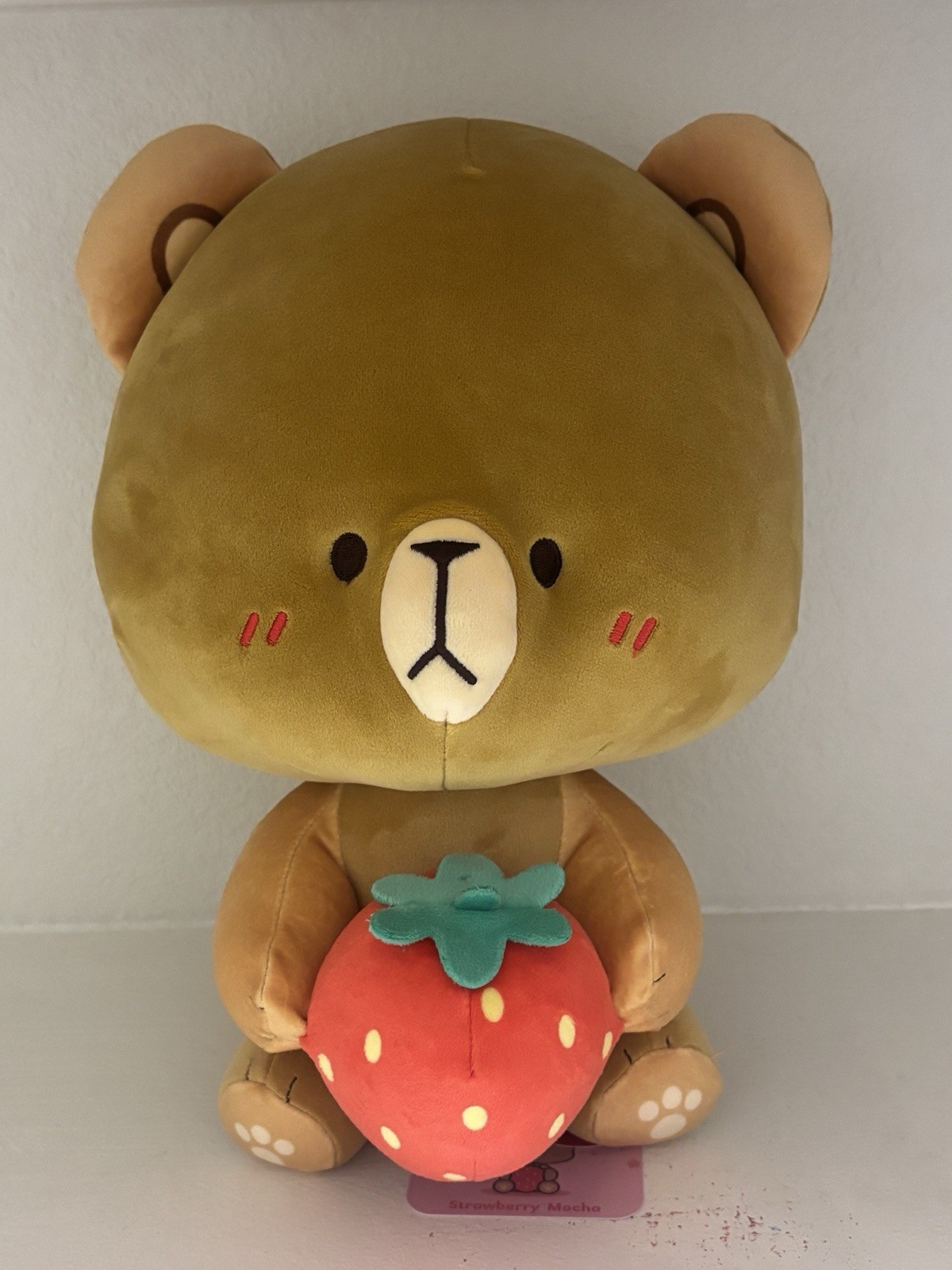 Milk Mocha Bear Strawberry Mocha Big Soft 12\