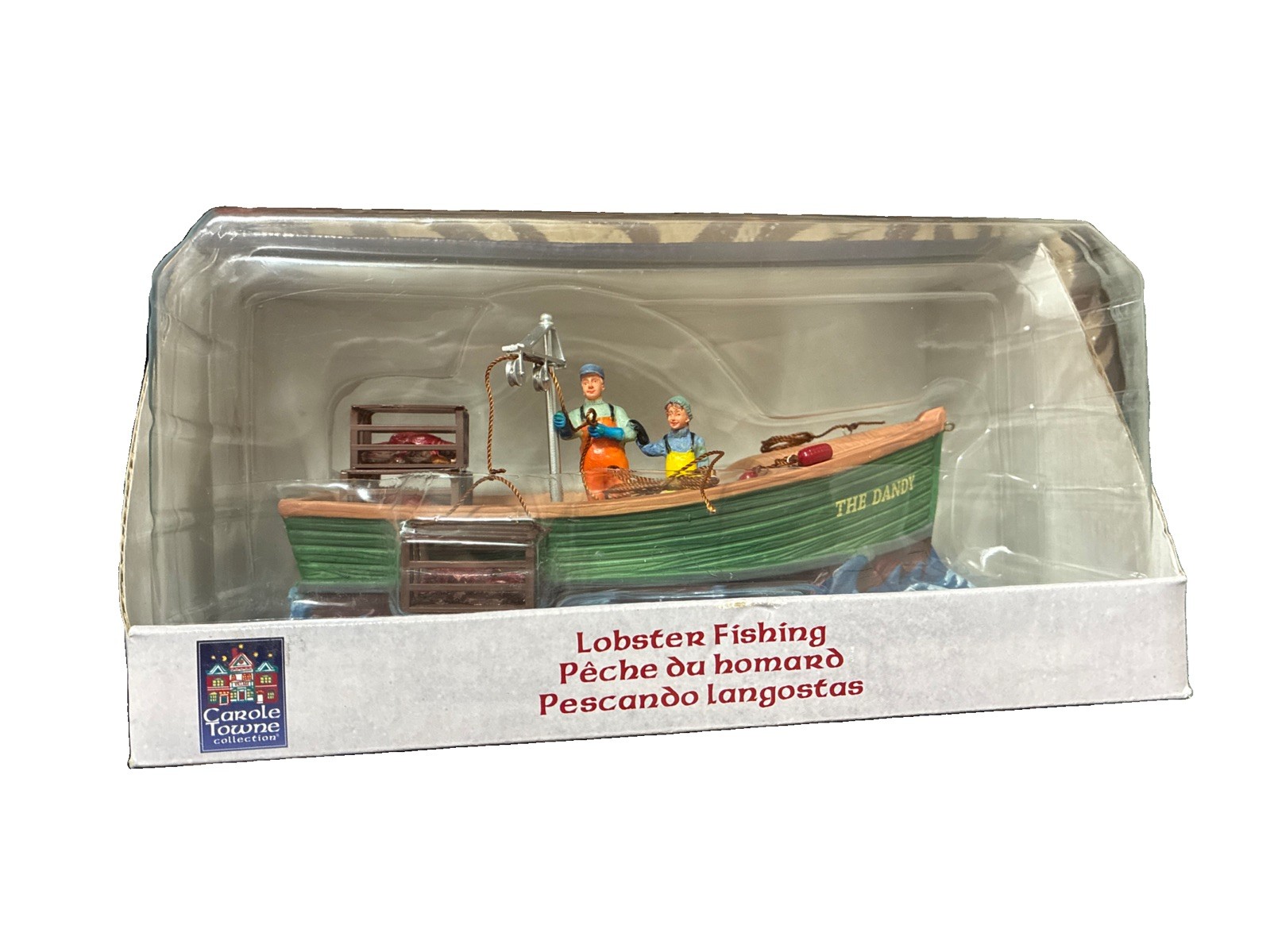 Lemax Village Lobster Fishing Boat  Carole Towne Collection #83696  NIB