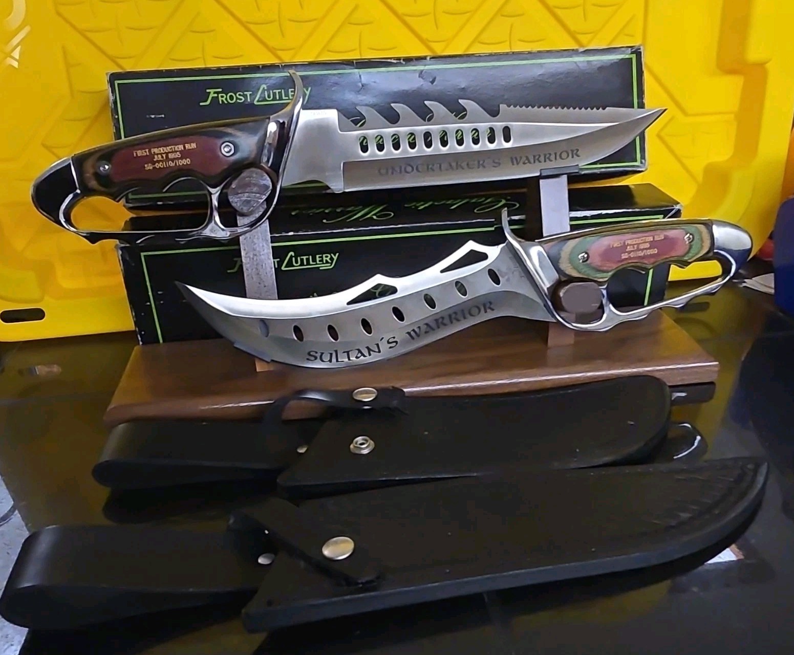 RARE 1995 Frost Cutlery 1st Production Sultan & Undertaker's Warrior #110/1000