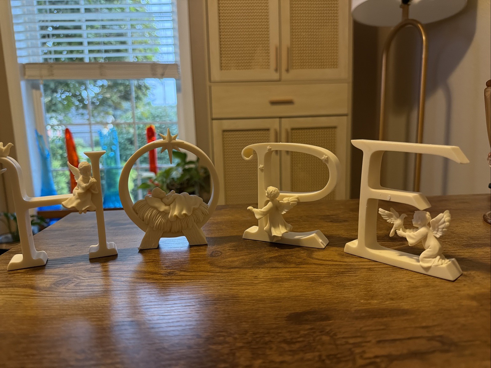 Millennium by Roman Inc Porcelain Hope Nativity Scene New in Box