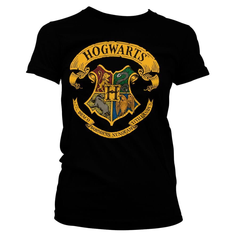 Women\'s Harry Potter Hogwarts House Crests Fitted T-Shirt