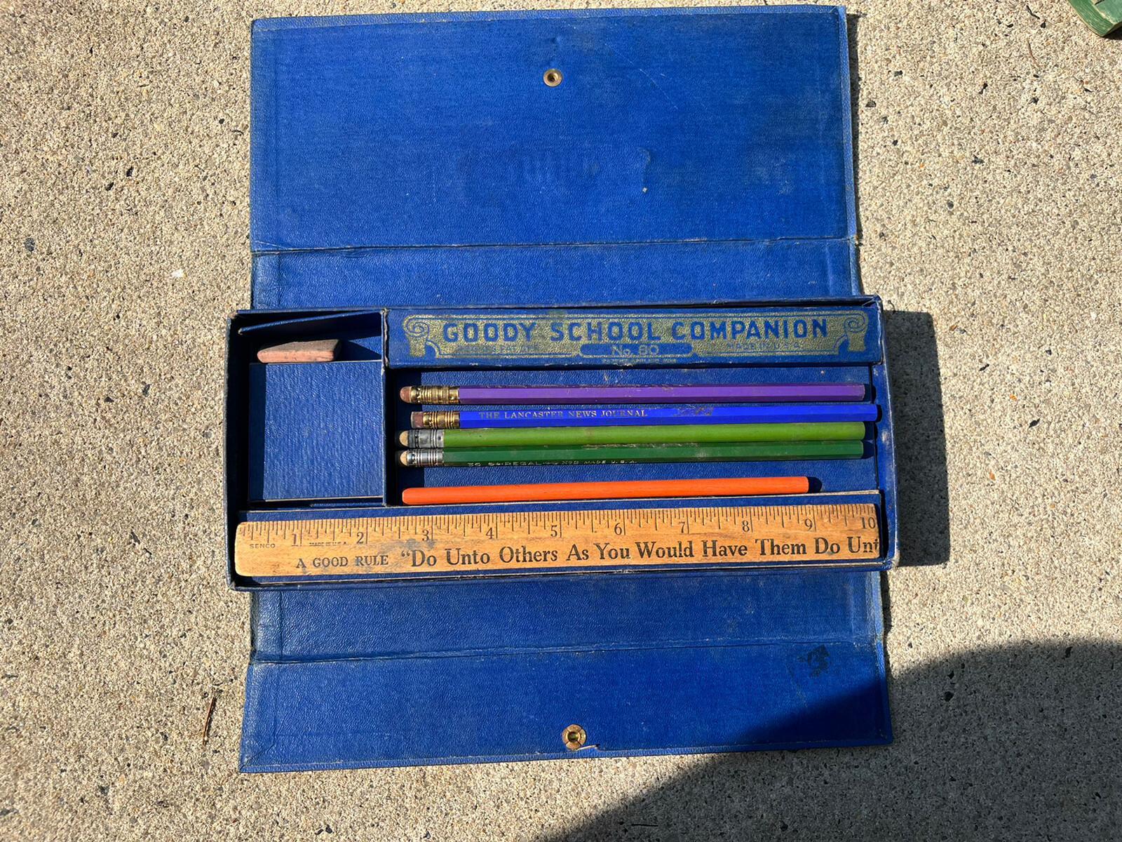 Vintage Goody School Companion w/ Contents