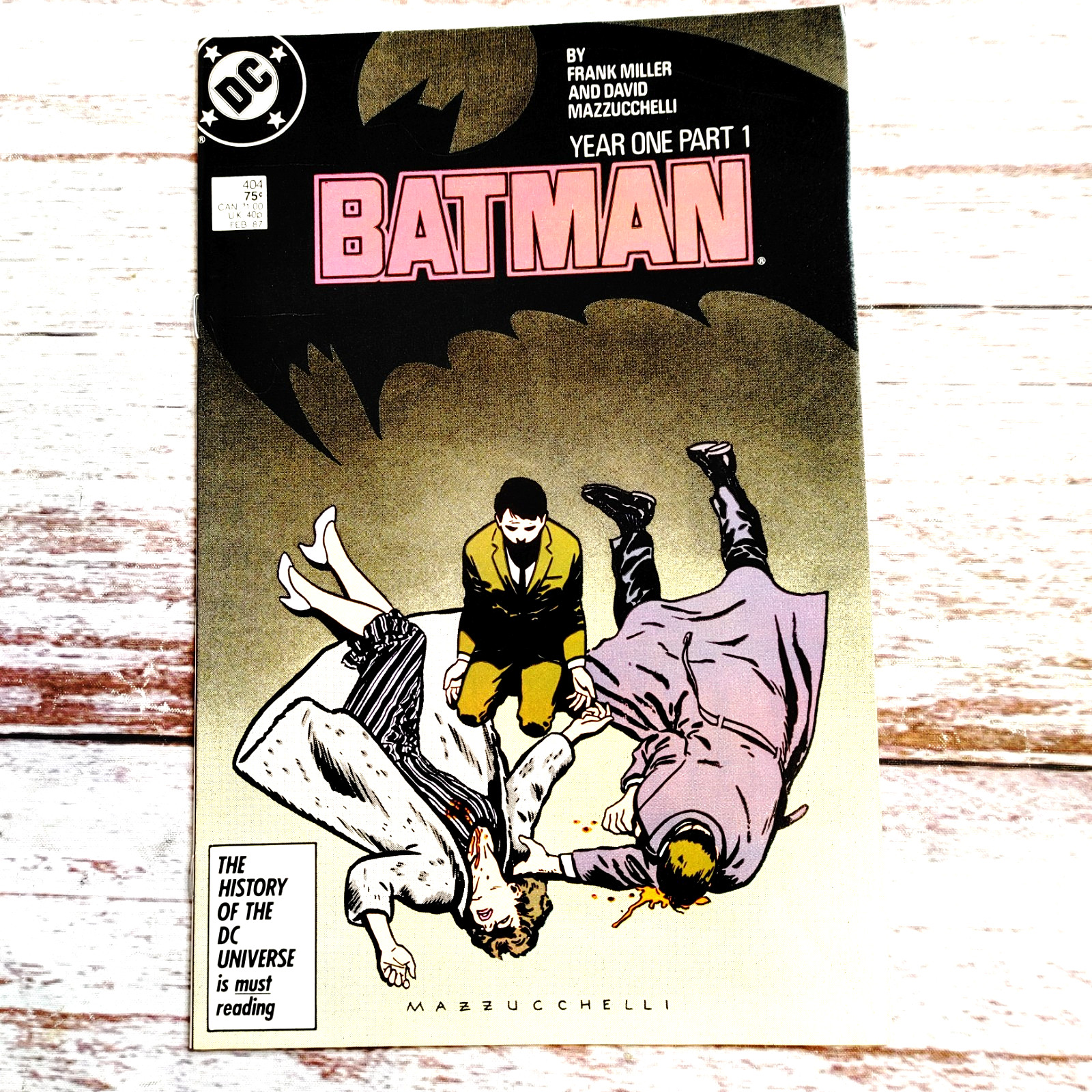 BATMAN #404 YEAR ONE PART 1 DC Comic 1987. Never been on a Store's Shelf Miller