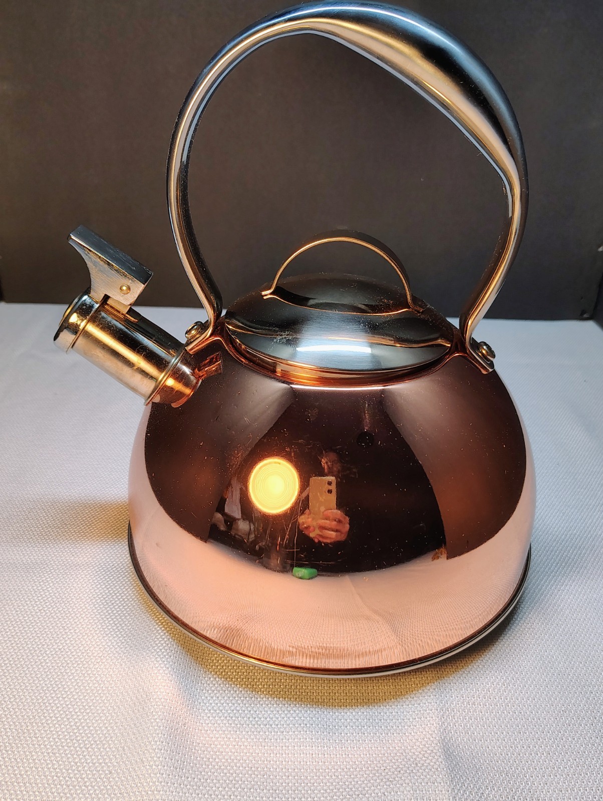 BELGIQUE Copper Kettle Teapot 2 QT Tools Of The Trade Vintage EUC BELGIQUE Copper Kettle Teapot 2 QT Tools Of The Trade Vintage EUC