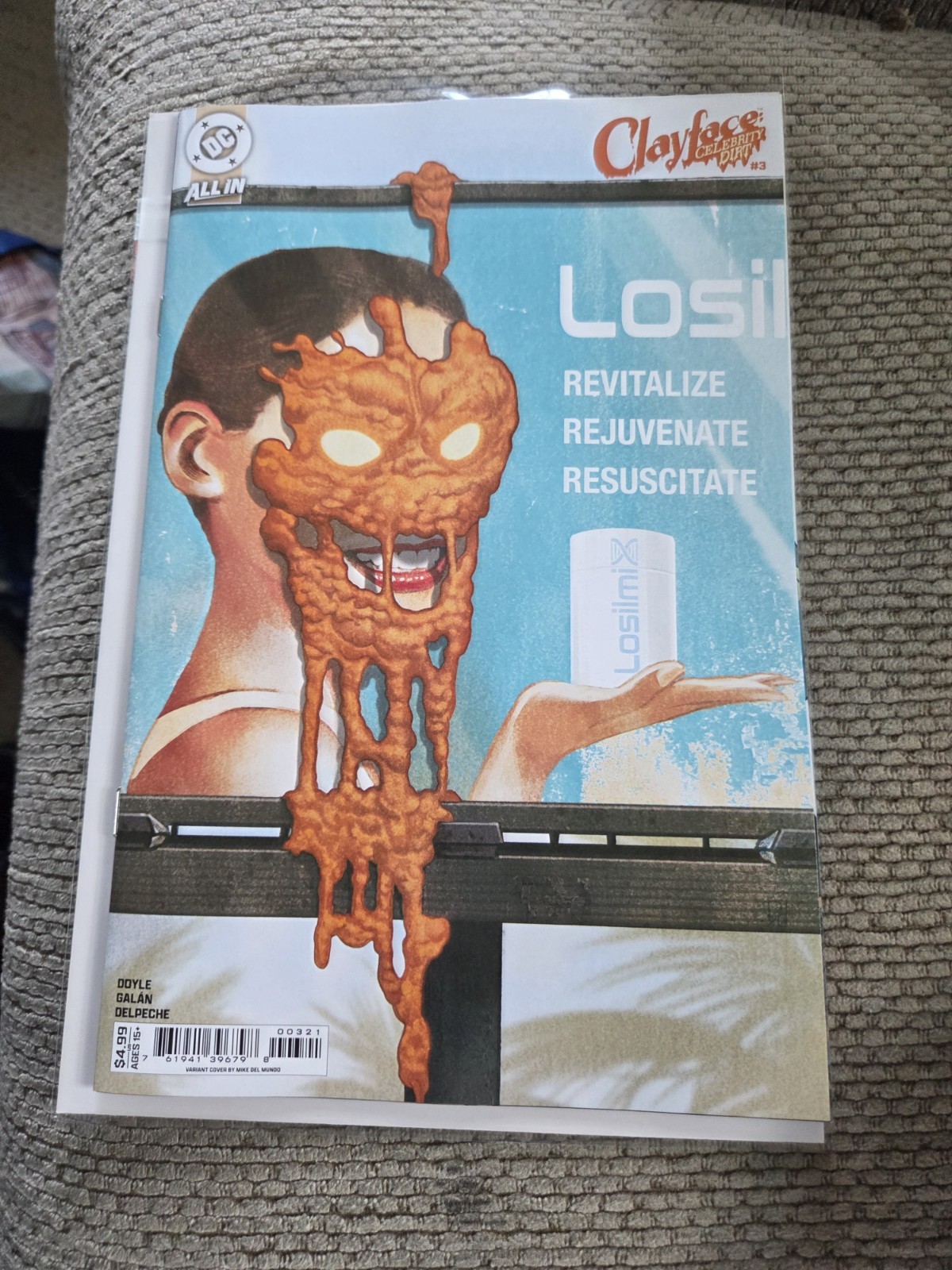 CLAYFACE CELEBRITY DIRT #3 (OF 6) CVR B CARD STOCK VAR DC Comics 2026 CLAYFACE CELEBRITY DIRT #3 (OF 6) CVR B CARD STOCK VAR DC Comics 2026