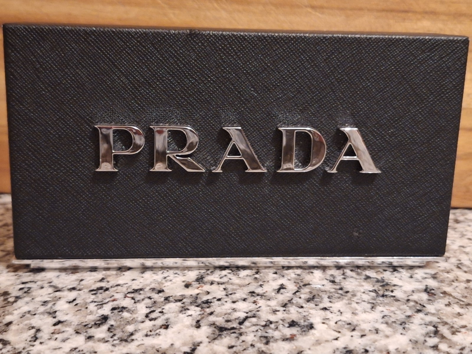 PRADA Black Display Sign PRADA Logo 2021 Made In Italy 