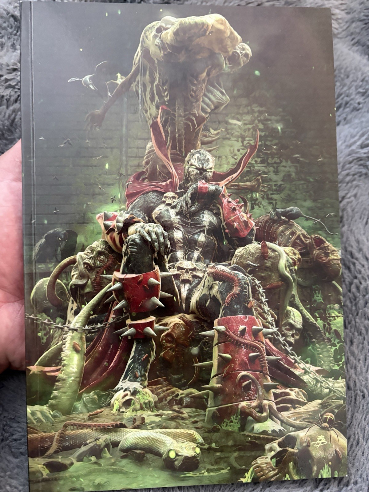 SPAWN Panini #132 VIRGIN VARIANT BJÖRN BARENDS exclusive 666 VHTF NM