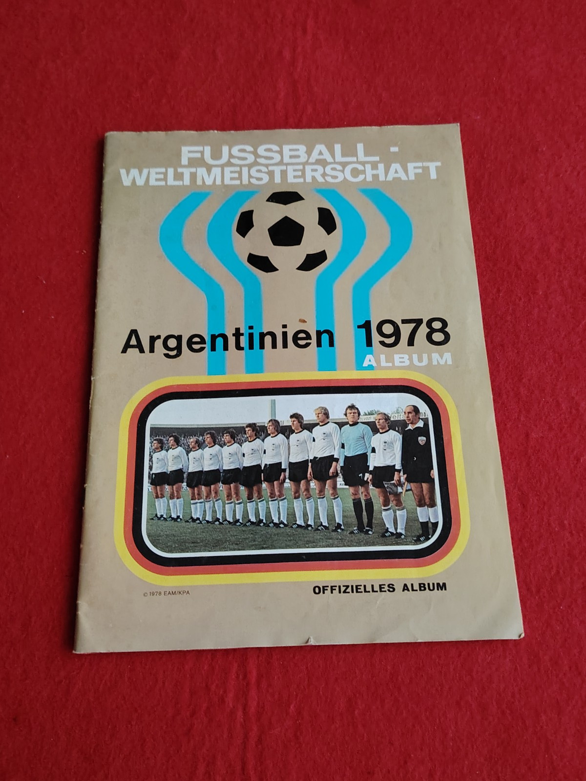 1978 World Cup Argentina Sticker Album Scrapbook Vintage EAM KPA HTF 