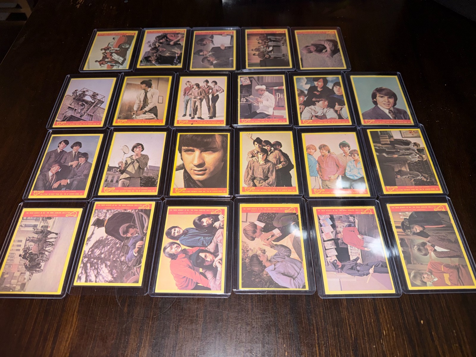 1967 The Monkees Raybert Series B 23 Card Lot Vintage Original Screen Gems