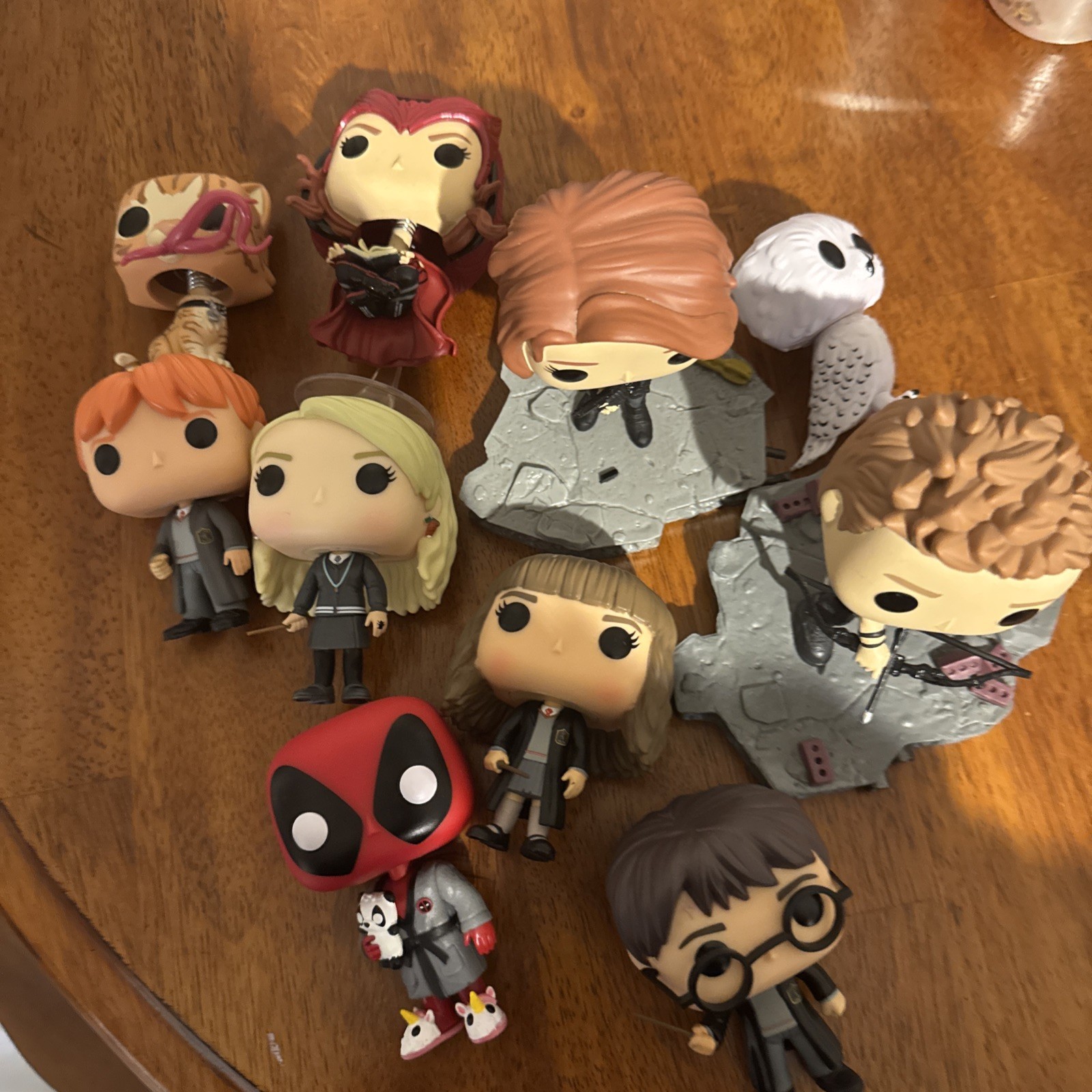 Lot Of 10 Loose Harry Potter /Marvel Funko Pops