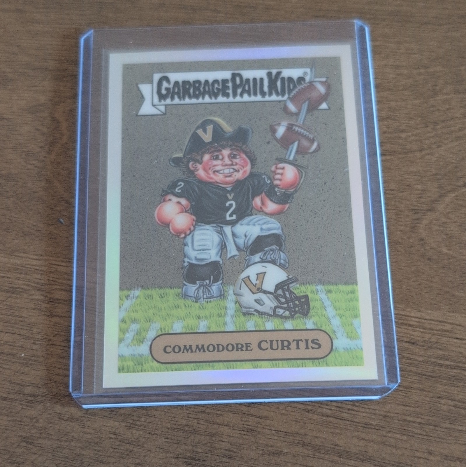 Topps 2026 Garbage Pail Kids NILG #NILG-JC Commodore Curtis Jared Curtis QB
