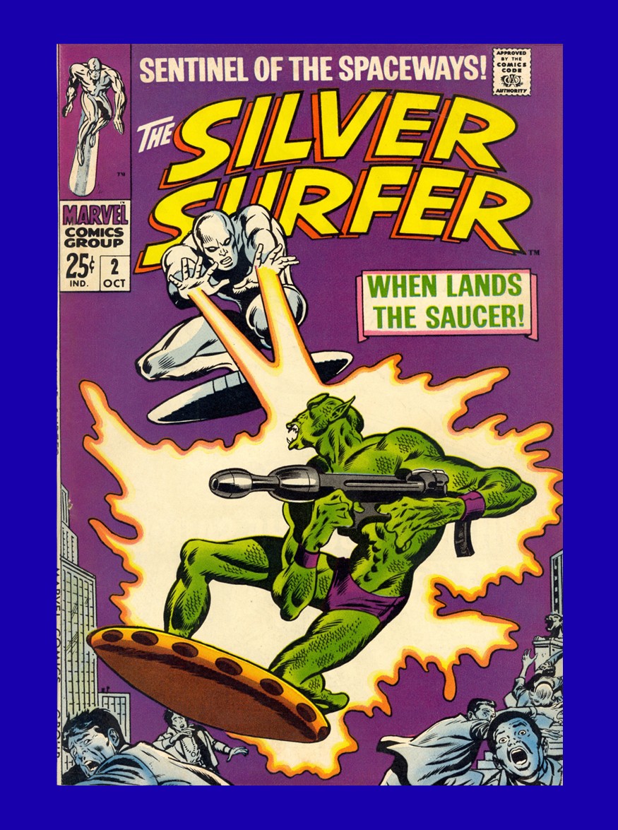 Silver Surfer #2 - 1st App of the Brotherhood of Badoon - Buscema - 1968 9.6 NM+