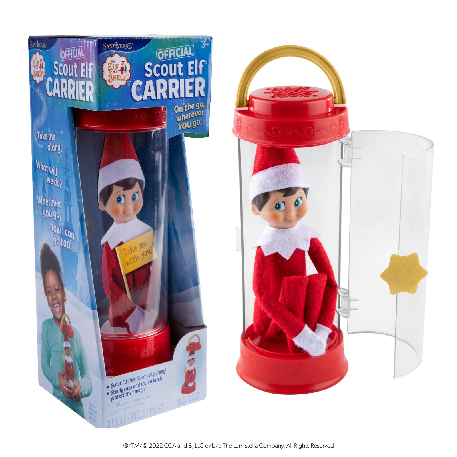 The Elf on the Shelf Official Scout Carrier Small, Red
