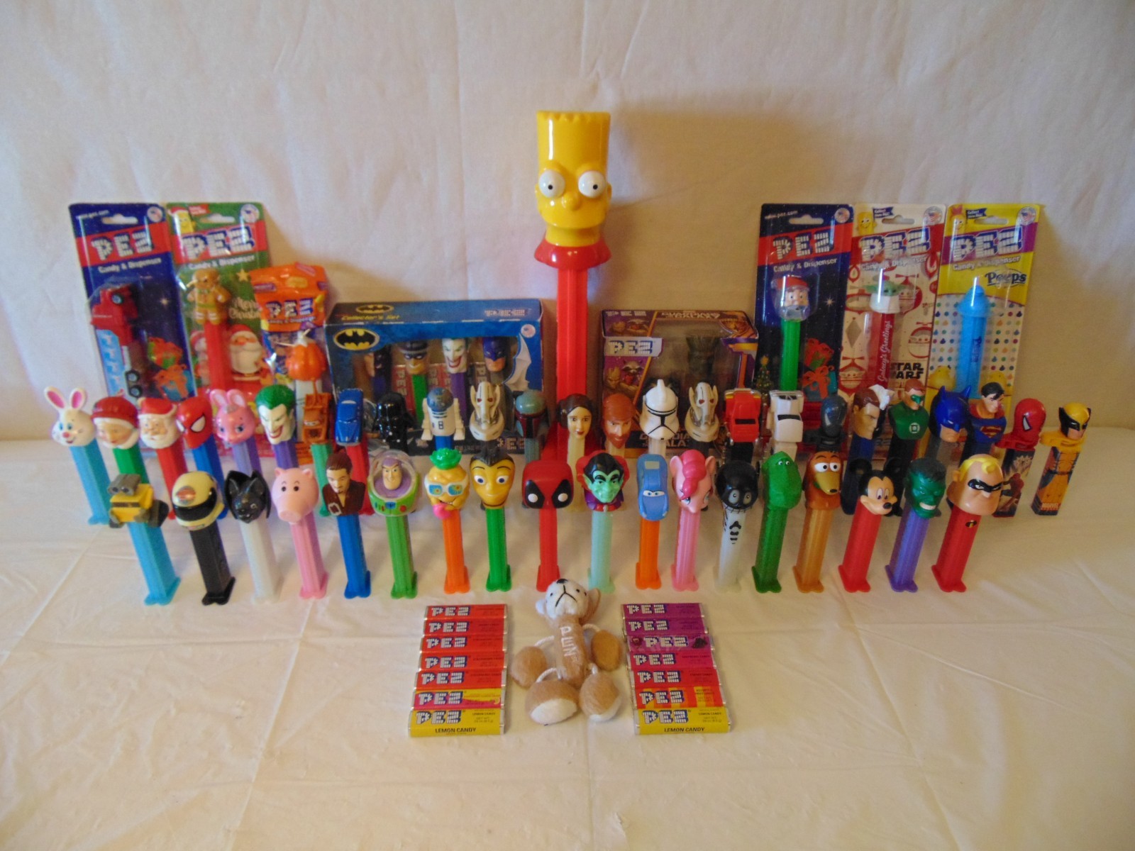 Huge Lot Of Pez Dispeners 