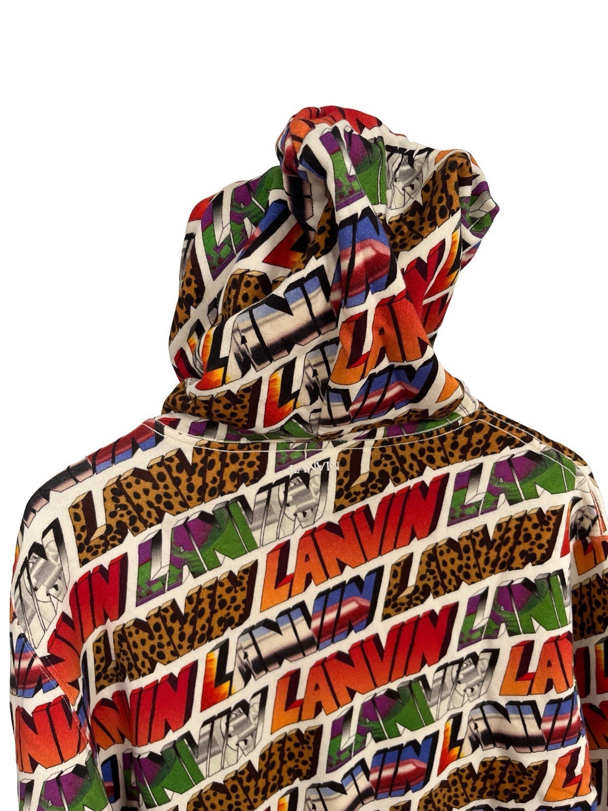 Lanvin James Rosenquist Graphic Printed Pullover Hoodie XL