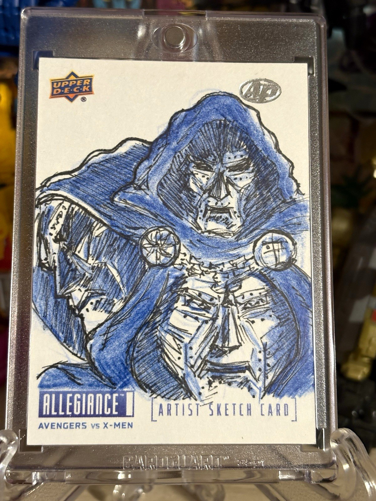 2022 Upper Deck Marvel Allegiance AVX141 Doctor Doom Nate Rosado 1/1 Auto
