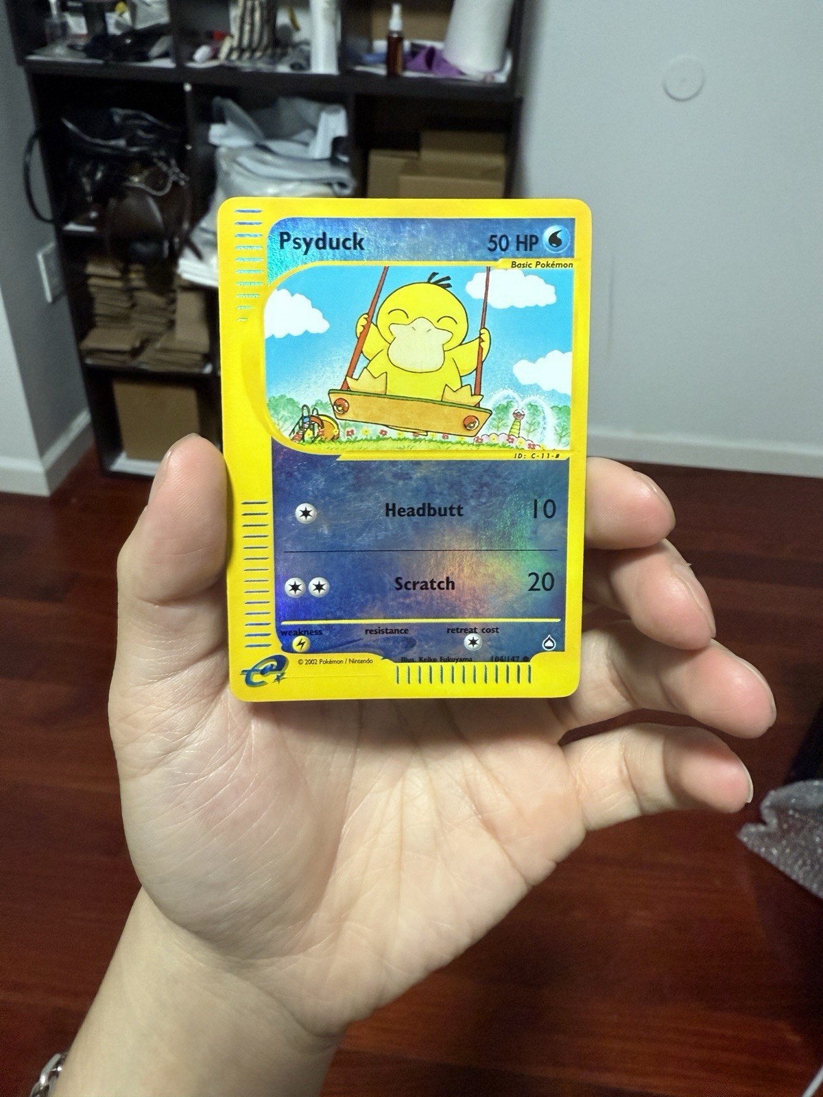 Pokemon Psyduck Reverse Holo Aquapolis #104/147 
