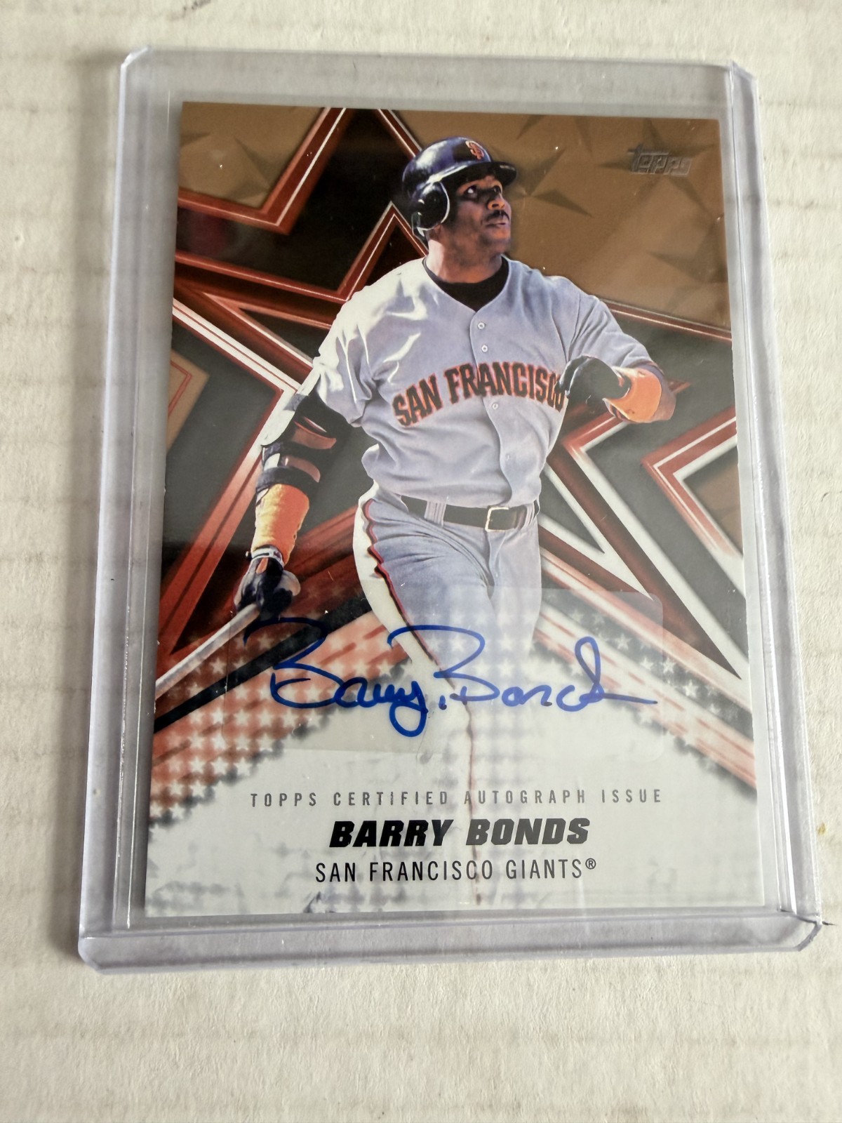 Topps 2026 Baseball Update Barry Bonds  Giants #BSA-BA Autograph 42/50