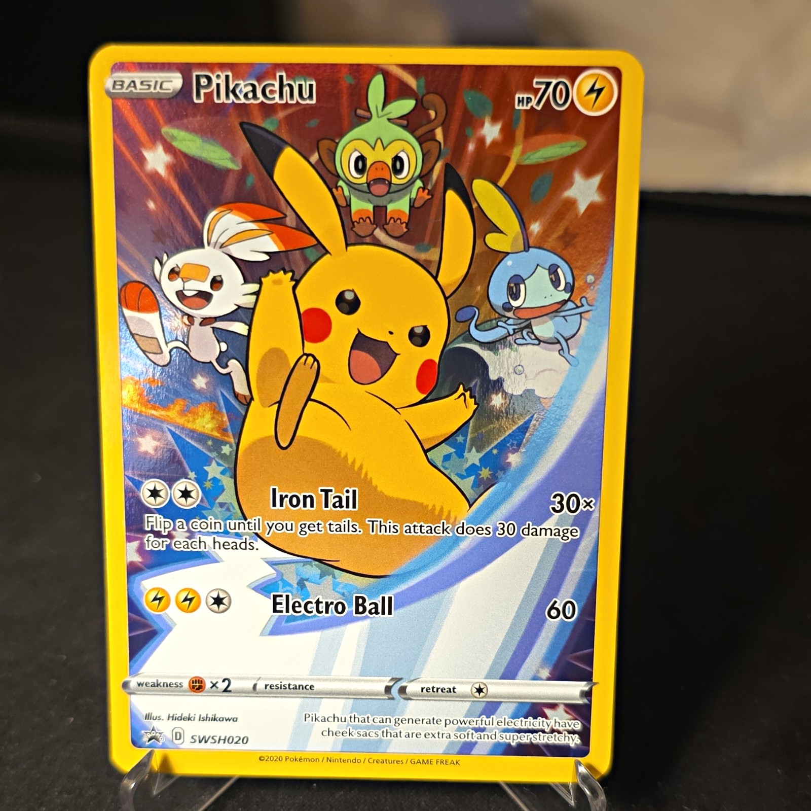 The Pokémon Company Pokémon TCG Pikachu SWSH020 EN 70HP Holo Promo