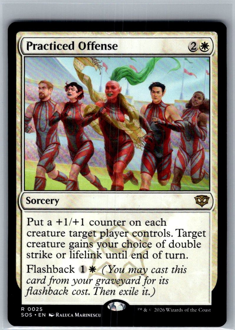 Practiced Offense 25 Rare Secrets of Strixhaven Magic: The Gathering Near Mint
