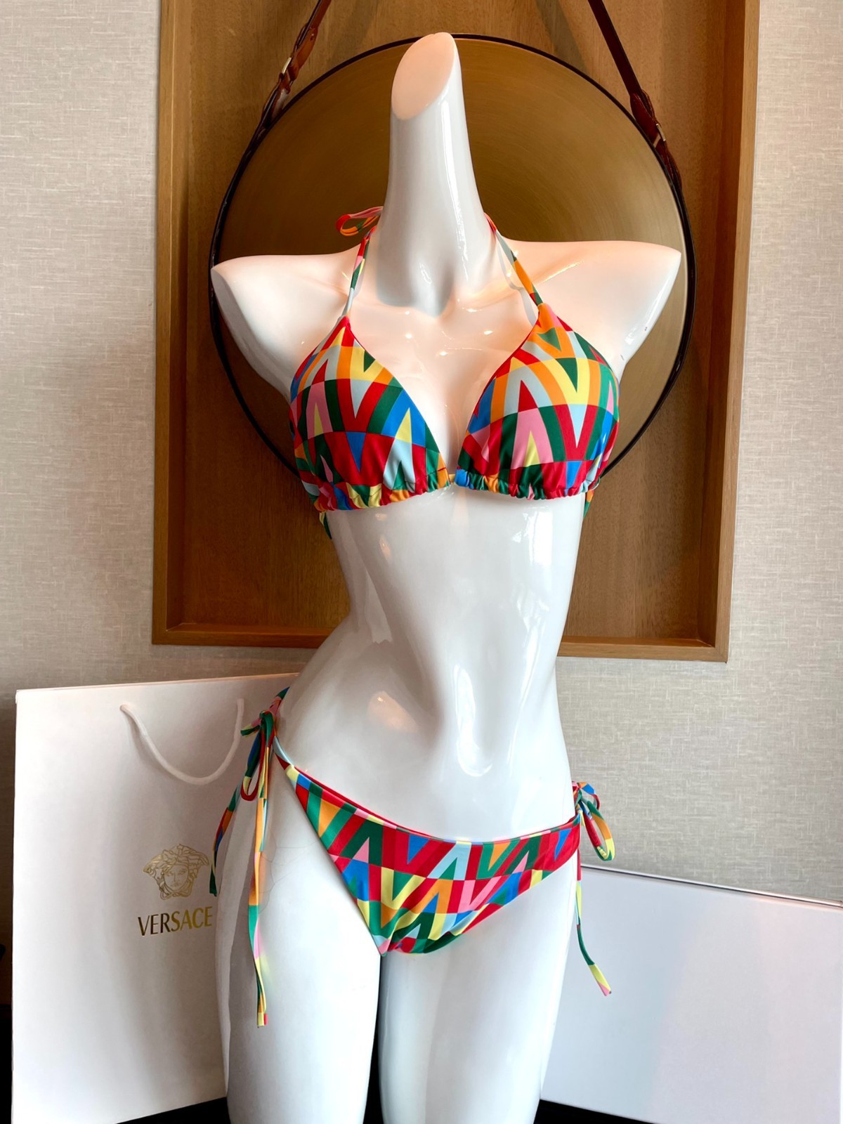Valentino Fashion Color Swimsuit Set  Sizes: S