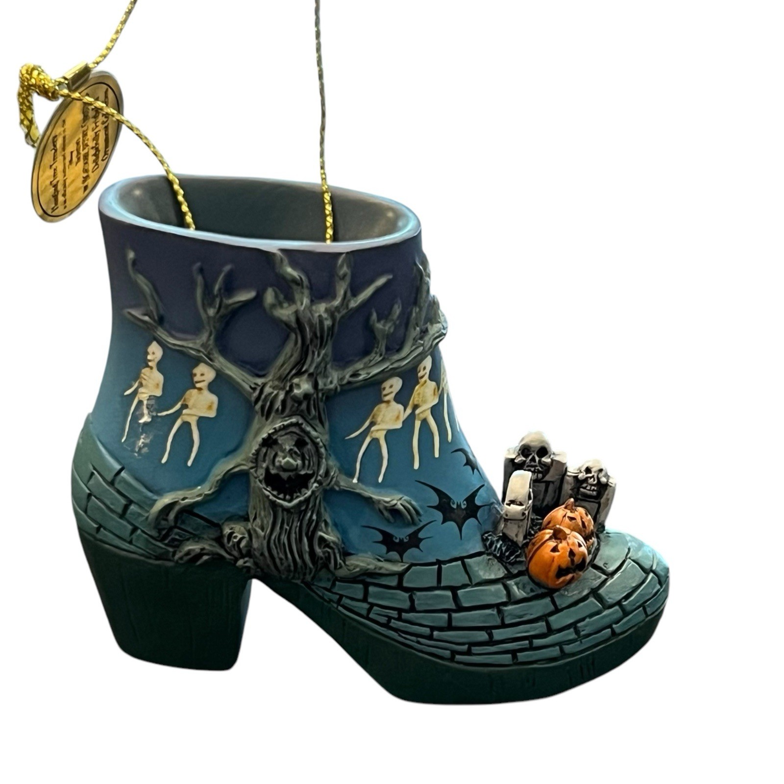 Hanging Tree Treaders Boot Nightmare Before Christmas Bradford Exchange Ornament