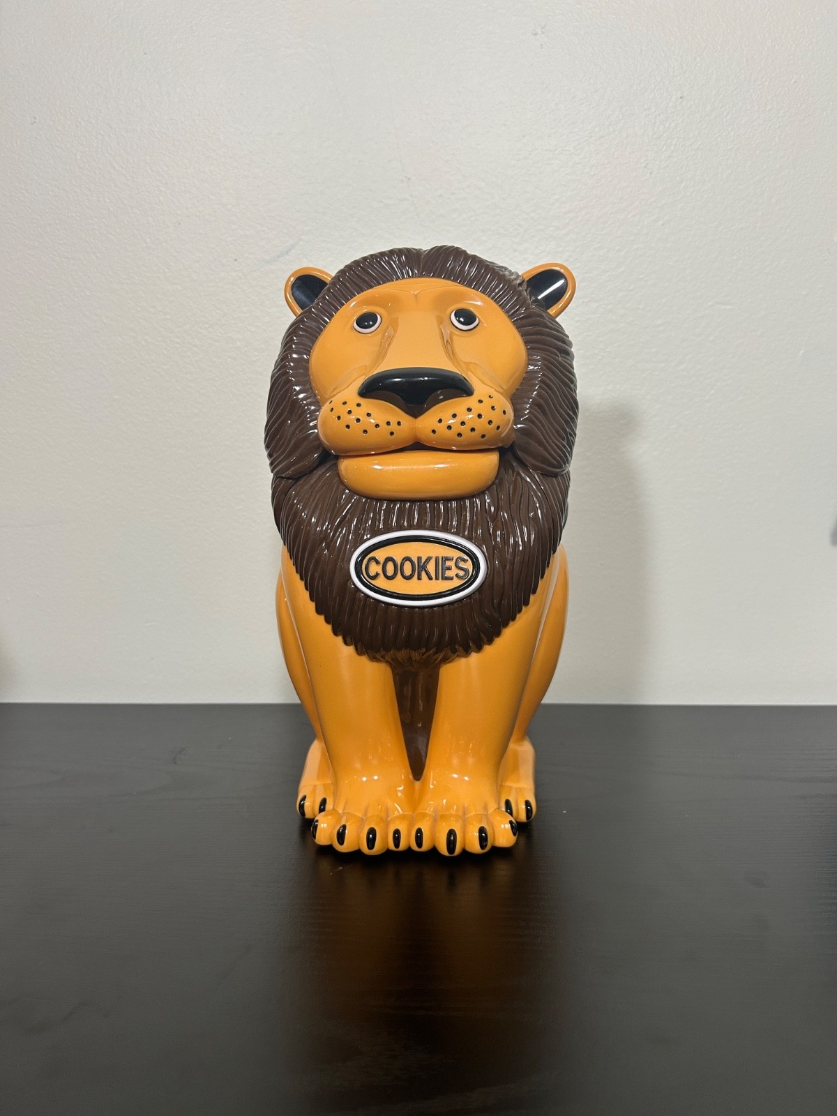 Vtg 1999 Fun-Damental Too Original Tiger Talking Roaring Lion Cookie Jar WORKS