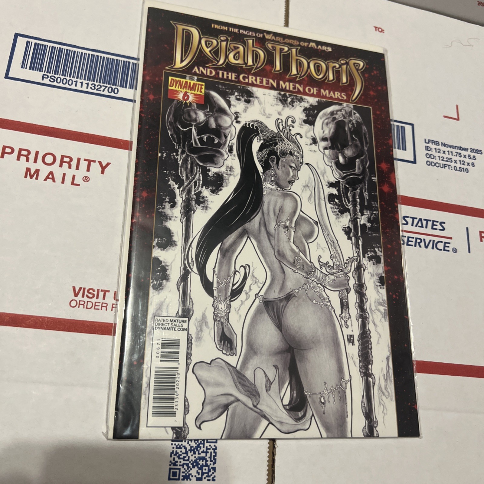 Dejah Thoris And The Green Men Of Mars  #6 Risqué Ltd 25