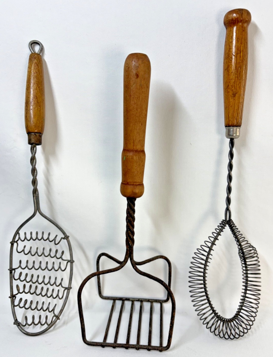 Vintage 1920\'s-40\'s Egg Beater, Potato Masher Farmhouse Kitchen