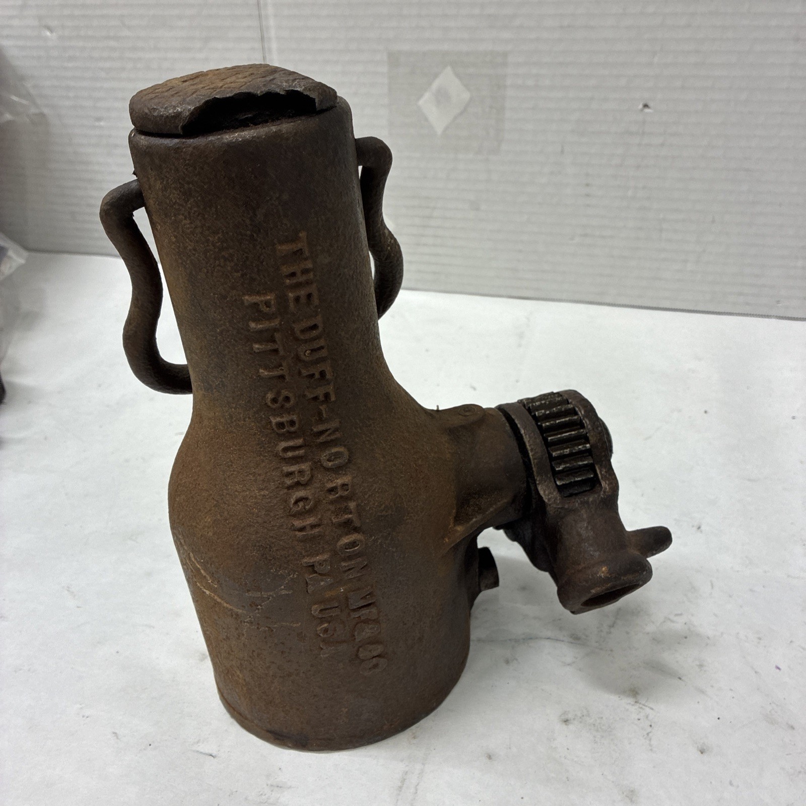 Vintage Duff-Norton Railroad Ratchet Journal Screw Jack Vintage Duff-Norton Railroad Ratchet Journal Screw Jack