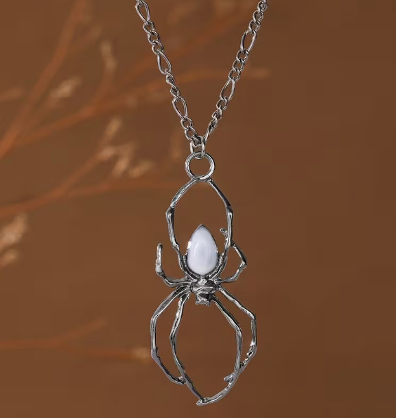 Black Magick Alchemy Spider Dreamweaver Silver Pendant Dream Wish Creating RARE