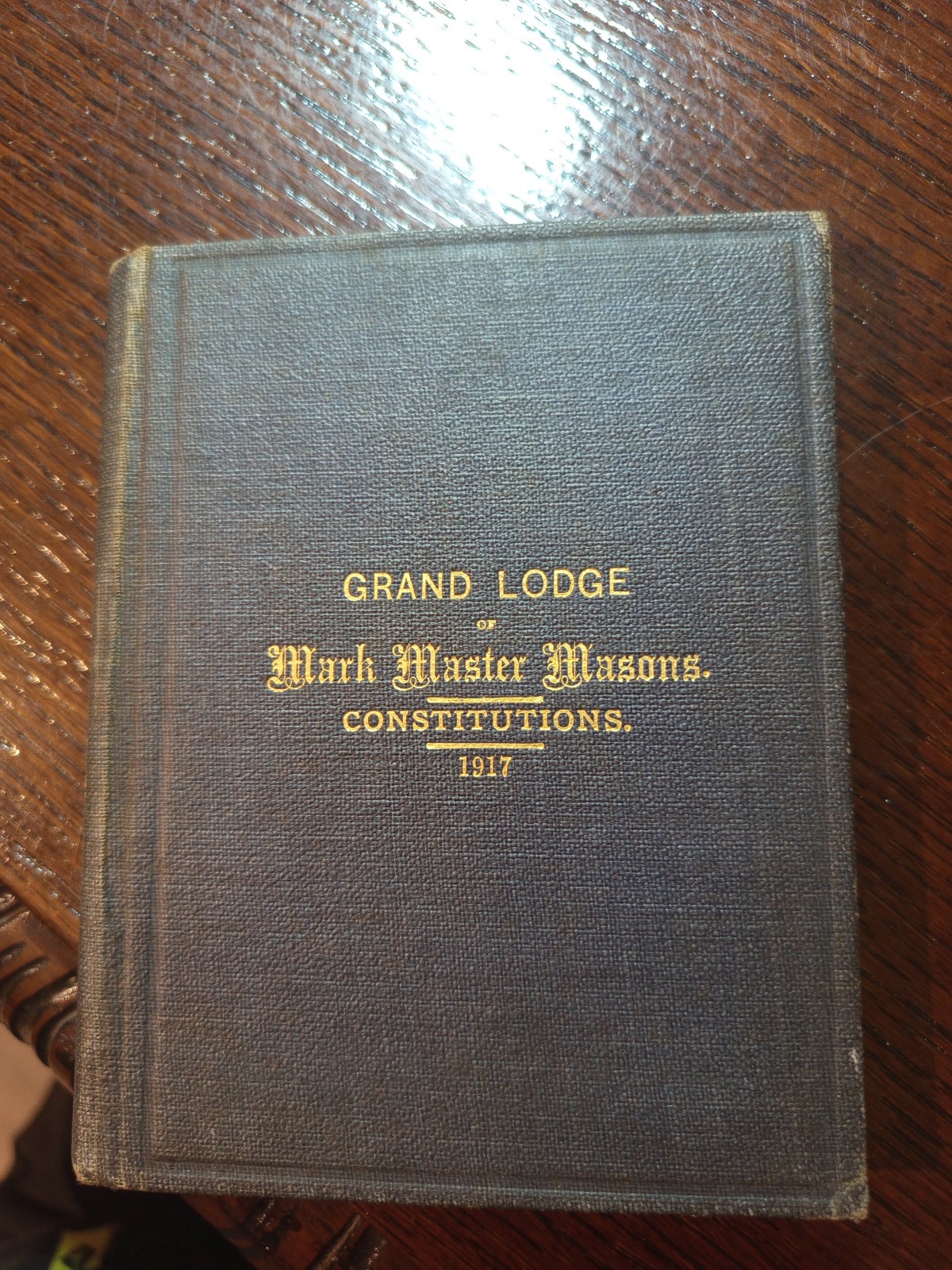 1917 Constitutions Regulations Order Mark Master Masons  Freemasonry masonic/632