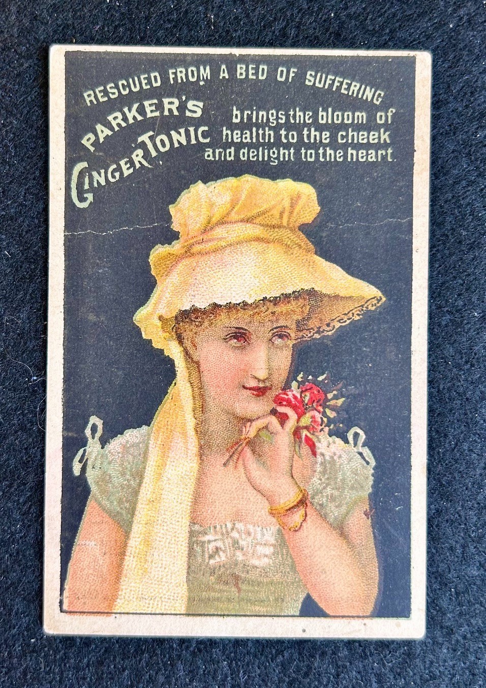 Parker\'s Ginger Tonic - Victorian Trade Card - NYC