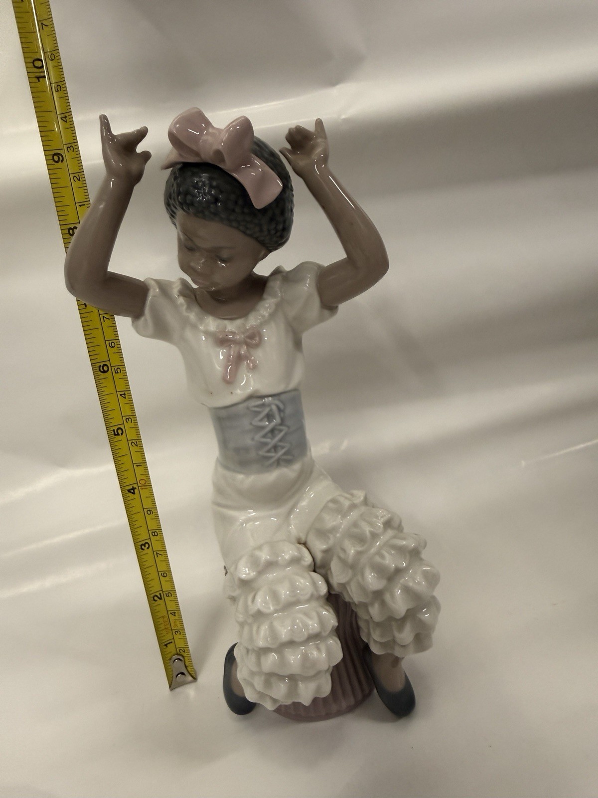 Vintage Lladro Flamenco Dancer Girl Porcelain Figurine Spain 9” DAISA 1982