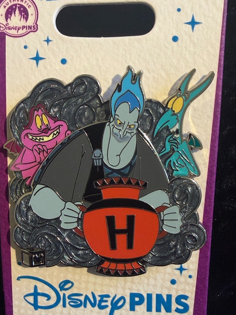 Disney Pin LE 650 H for Hades Disney Alphabet Series A2Z WDW 2026
