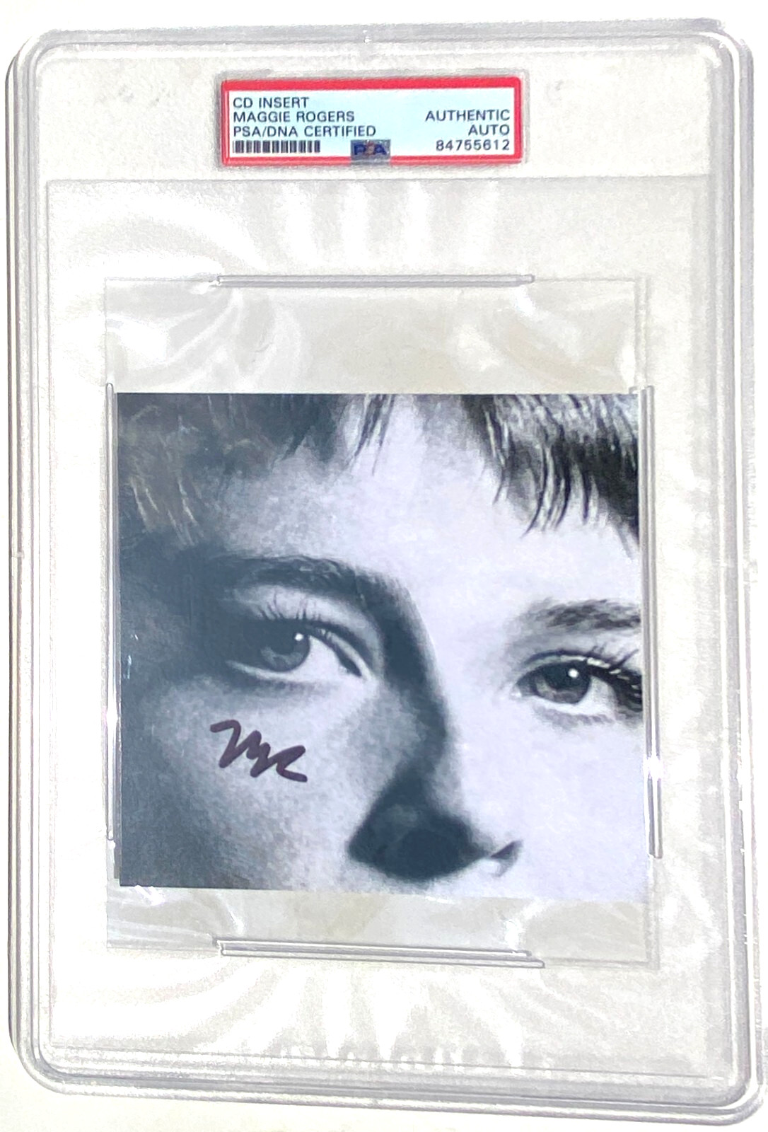 Maggie Rogers  PSA DNA COA Signed Surrender CD Cover Encapsulated Picture Photo
