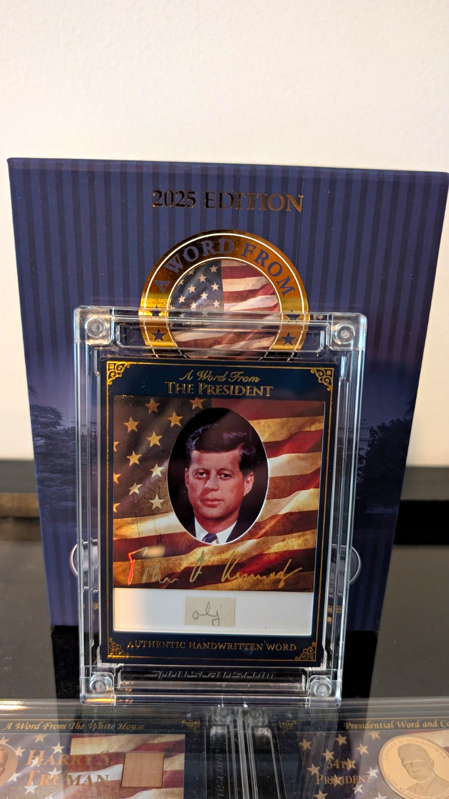 A Word From POTUS 2025 John F. Kennedy handwritten word \
