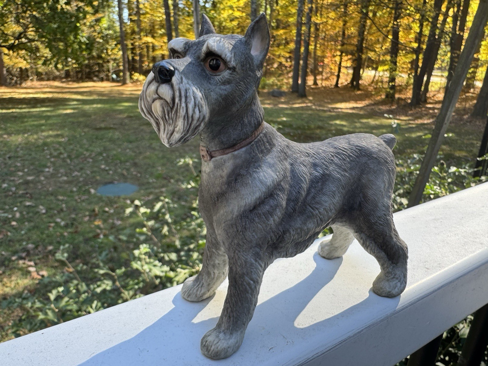 Vtg SCHNAUZER By Edward M Boehm dog 6\