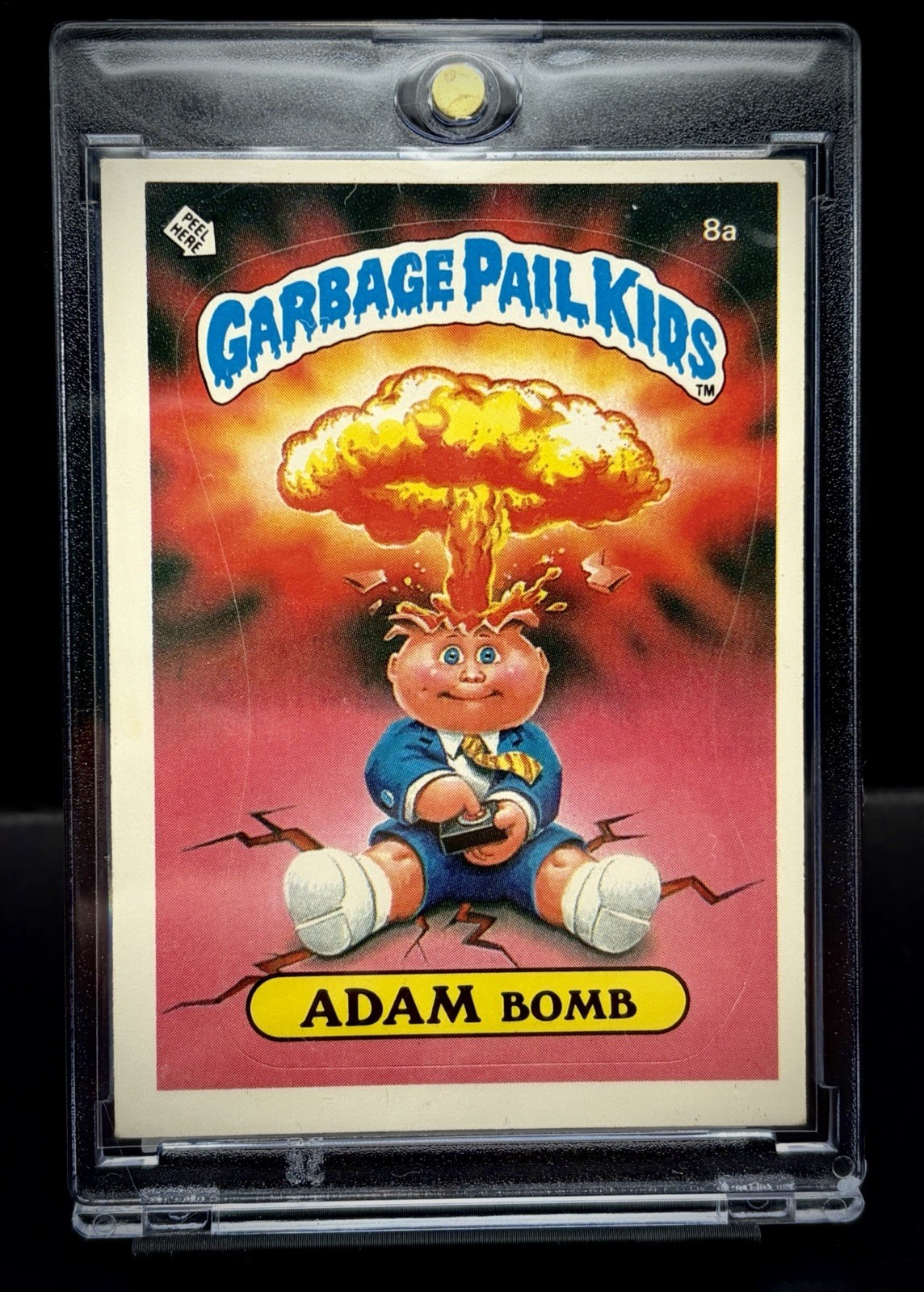 1985 Topps Garbage Pail Kids ADAM BOMB GLOSSY #8a Checklist Back