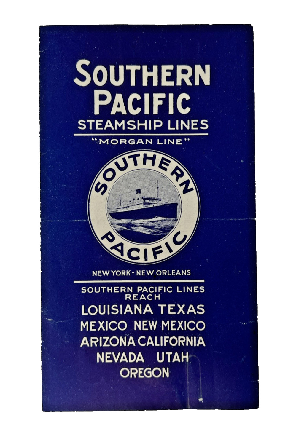 1930's SOUTHERN PACIFIC STEAMSHIP MORGAN LINES S.S. DIXIE BOOKLET