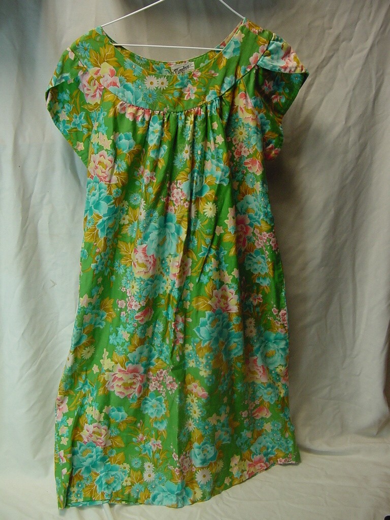 VTG PARADISE HAWAII DRESS MADE IN HONOLULU - WOMEN\'S SIZE LARGE