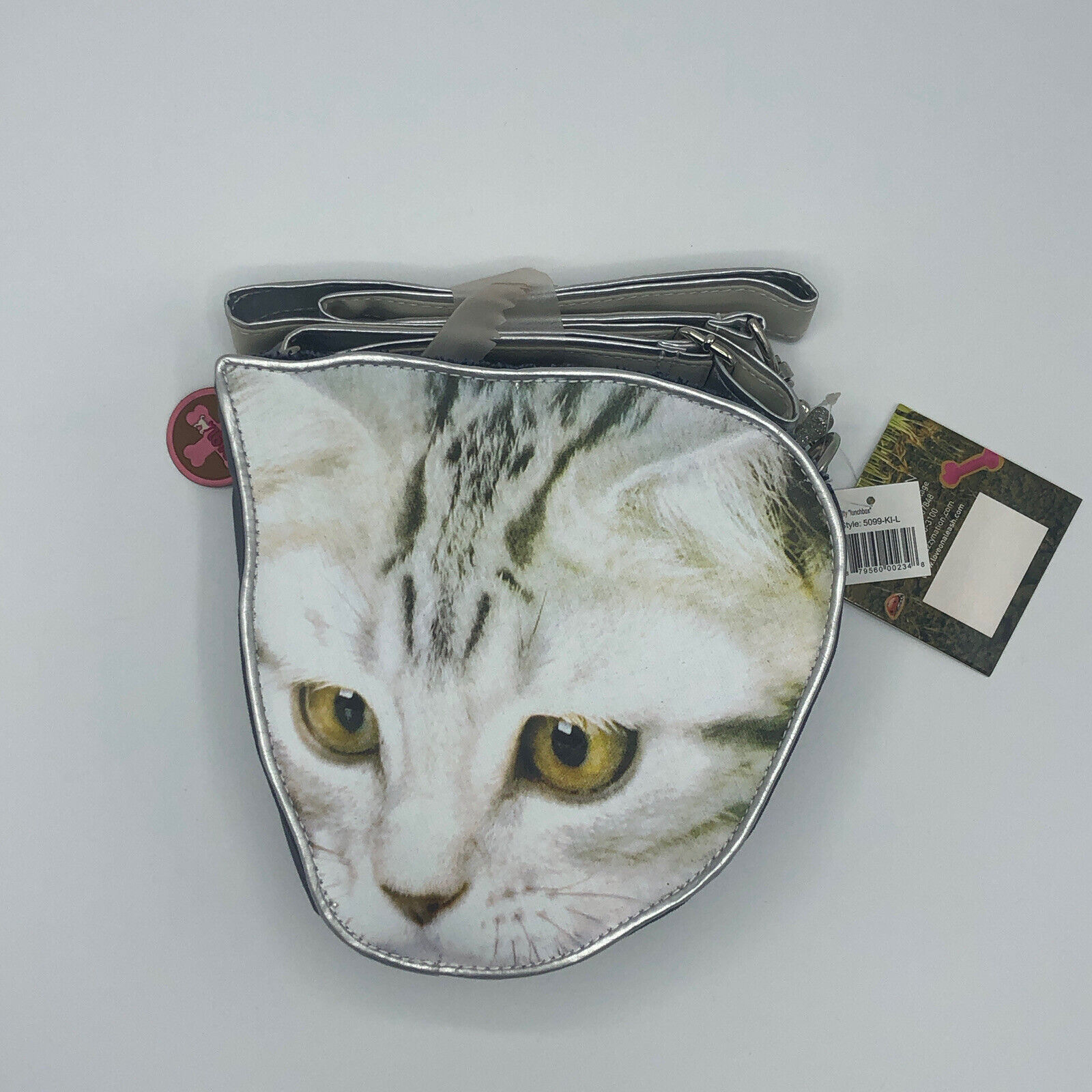 NWT FuzzyNation Kitty Storage Shoulder Handbag Purse