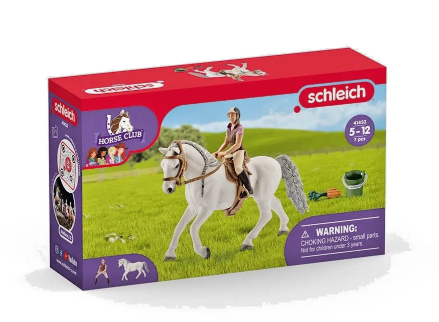 Schleich Horse Club Rider On Lipizzan Mare 41433 Horse Boxed Excellent 