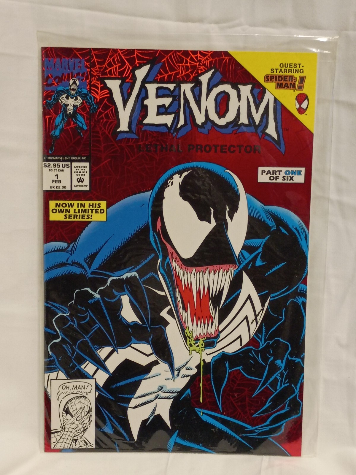 Venom: Lethal Protector #1 (February 1993) Marvel Comics [Red Foil Cover]